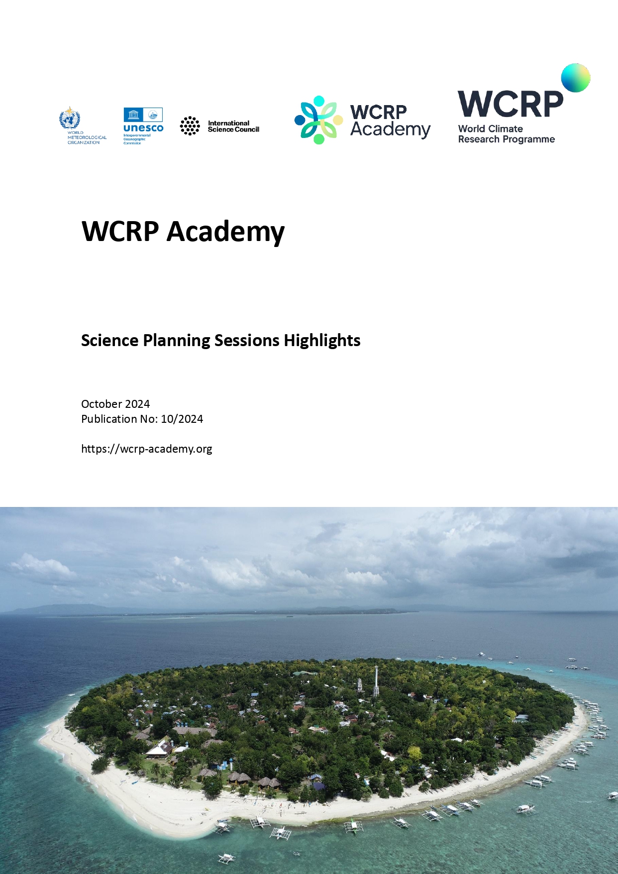 WCRP Academy Science Planning Sessions Summary Report page 1 image